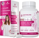 Stok Acid Boric for Women - Vaginal Pills - Promotes Vaginal pH Saldo, Healthy Flora, Odor Control - Made in The USA - 600mg, 30 Count