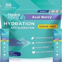 Electrolite Powder Sugar- Free Hydration Packet Acai Berry HydroMATE 30 Sticks