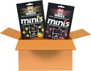 HALLS Minis Cherry dan Honey Lemon Sugar Free Cough Drough Variety Pack, 2 Bags, 4 Packs (96 Total Drops)