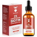 Beard Growth Oil - 2X Concentration Biotin for Men (2 oz) - Natural With Argan, Jojba and Vitamin, Growth Softener, Moisturizer (Vanilla)