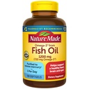Suplemen Nature Made Oil Omega 3, Omega 3 Fish Oil sebagai Ethyl Esters 1200 mg Softgels, EPA DHA Suplemen untuk Hati Sehat, Otak, Dukungan Mata, Satu Per Hari, 100 Softgels