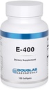 Douglas Laboratorium E-400 124; Vitamin E untuk Perlindungan Antioksidant dan Dukungan Kardiovaskular 124; 100 Kapsul