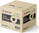 Dealmed Fabric Flexible Adhesive Bandages - 100 Count (24 Count) Bandages with Non-Stick Pad, Latex Free, Wound Care for First Aid Kit, 3 "x 3 / 4"
