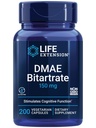 Ekstensi Hidup DMAE Bitarcrat, Mendukung Produksi neurotransmiter, 6- Month Supply, Gluten-Free, Non- GMO, Vegetarian, 200 Capsules