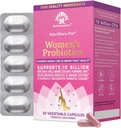 NutriCelebrity NutriFlora- Pro Prolection for Women - Dukung Vaginal, Urinary Health (UTI), Sistem Digetical, Perith Pain, Yeast, dan BV Relief, Cranberry Pil, 10 Milyar CFU 6 Strains (30 Caps)