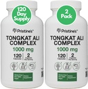 Pristine 's Tonkat Ali 1000MG Extract Capsule Suplement (2- Pack) -30 Hari Supply - Atletic Performance Dukungan - Mens Kesehatan & Lean Muscle Mass - Dukungan kekebalan