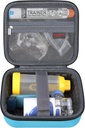 Kasus Elonbo Carrying for Portable Handheld Inhaler Nebulizer Machine Asthma Inhaler Spacer, Epipen Travel Medicine Kit, Handheld Mesh Atomizer Machine Holder Bag, Pocket Fits Auvi Q Ventolin, Blue