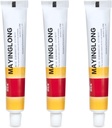 Mayinglong Musk Hembashoids Oquery (3 x 20g Tubes), 60g - Maximum Power Formula for Heembarhoidal Fast Relief, Soothes Itching, Burning & Discomfort - Fast-Acting Relief (2.12 oz Total)