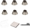 6 Counts GN Respon Yakin Fit Hearing Aid Domes untuk Standard Receiver BTE Mendengar Amplifier Ear Tips Domes