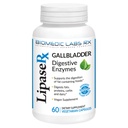 Formula kandung empedu, Lipase, Protease, dan Enzymes Digetical Amylase untuk Mengurangi Bloating - Vegetarian Formula, 60 Veg
