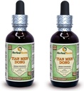 Tian Men Dong, Asparagus (Asparagus Cochinensis) Glycerite, Bup Root Kering Alcohol- Extract Free Liquid (Nama Merek: HerbalTerra, Proughtly Made in USA) 2x2 F.oz (2x60 ml)