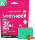 Sootheez Organic Throat Soothing Drops for Dewasa, Watermelon Mint, 25 Count, Refilable, Great Tasting Drops That Sán Sore Throats