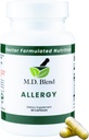 Alergi - Dukungan komprehensif untuk Allergies Seasonal & Repiratory Wellness - Natural Ingrediens - Quercetin, Nettle Root, Bromelain, N- Acetyl L- Cysteine - 60 Capsules