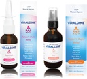 Bundle Kesehatan Immune, 1% Spray Nasal & 1.5% Tenggorokan, Dirancang untuk Tenggorokan & Sinus Relief
