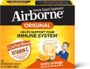 Airborne Zesty Orange Effervescent Tablet, 100mg Vitamin C - Imune Suplemen 30ea