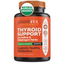 Dukungan Thyroid bagi Perempuan dan Isolasi Iodin Advanced Absorpsi Thyroid Kompleks for Energy, Metabolisme, Fokus Formula, Relaxation dengan Ashwagandha, L-Tyrosine dan Adaptogens Nor-GMO