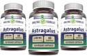 Amazing Formulas Astragalus 2000 mg Per Serving Capsules Suplemen 124; Terbuat dari Murni Astragalus Membranaceus Root Extract 126; Non-GMO 124; Gluten Bebas (120 Count 124; 3 Pack)