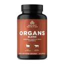 Suplemen Organ Nutrition Kuno, Grass- Fed dan Pelengkap Organ Liar, Liver, Heart, Ginjal Dukungan Organ, Kognitif, dan Kesehatan Sistem Imune, 180 Ct