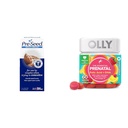 Lubricant Fertilitas Benih dan Olly Prenatal Gummy Multivitamin dengan Omega 3 DHA, 60 Count