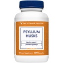 The Vitamin Shoppe Psyllium Huss - Plantago Ovata Fiber Suplement That Supports Regularity & Healthy Cholesterol, 840 mg per Serving - Gluten Free (600 Capsules)