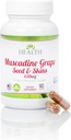 Kesehatan Seperti Yang Dipastikan Untuk Menjadi Muscadine Grape Benih & Skins 650 mg Supplemen 124; Physician Membentuk Dukungan Antioksidant Kuat Di luar Grape Rata-rata 124; 90 Kapsul