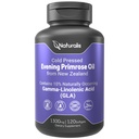 Malam Primrose Oil (1300mg); 100% Alam dari Selandia Baru 124; Non- GMO, Soy & Gluten Free, Zero Filler 124; 120 Softgels