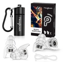 Hearprotek Concert Ear Plugs, 2Pairs Reconable High Fidelity Musician Ear Plugs for Concerts Loud Music- Noise Reduction Protection Protection butplugs for Rave, Festival, Music, Tinnitus Relief