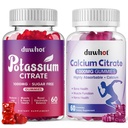 Potasium Citrate 1000mg Gummies Calcium Citrate 10000mg Gummies Dukung Kram Leg, Bone & Muscle Health