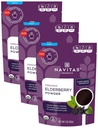 Navitas Organics Elderberry Powder, 3oz Bag, 28 pelayan - Organik, Non- GMO, 100% Whole Elderberry Powder untuk Dukungan Imune (Paket 3)
