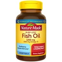 Burp- Kurang Minyak Ikan 1200 mg, 60 Softgels, Minyak Ikan Omega 3 Tambahan Untuk Kesehatan Hati