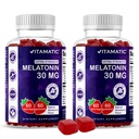 Vitamatic Sugar Free Melonatin 30mg per Gummy - 60 Servis - 60 Vegetarian Gummies