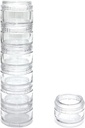 HaiSea Weekly Travel Pill Planner- Monthly Pill Organizer, Daily Month Pill Box - Pix- Pital AM / PM Kompartemen Warna Vary