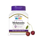 Abad ke-21 Melonatin 10mg Ekstra Kekuatan, 120 Count, Quick Dissoling Sleep Aid for Dewasa, Promotes Relaxation and Restful Sleep, Non-Habit Forming, Gluten- Free, Cherry Flavor