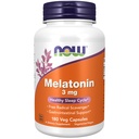 KNOW Foods Supplemen, Melonatin 3 mg, Free Radical Scavenger *, Sehat Tidur Siklus *, 180 Veg Capsules