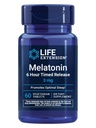 Ekstensi Hidup Melonatin dalam 6 Hour Timed Rilis, 3 mg, Extended- Lepaskan Formula untuk Optimal Sleep Support, circadian sehat Rhythms, Cellular Pertahanan, Bebas, Non-GMO, Vegetarian, 60 tablet