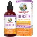 MaryRuth Organics Quercetin Liquid Drops 126; Sugar Free Expane 124; 500mg for Dewasa 18 & Over 14; Cardiovascular Health for Dewasa 124; Bioflavonoid 124; Vegan 124; Non-GMO 124; Gluten Free 124; 4 Fl Oz