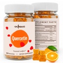 Quercetin 500mg Gummies for Kids - with Bromelain, Vitamin C & D3, Stinging Nettle & Licorice, Seasonal Saldo & Body Defensives, Vegan, 120 Gummies
