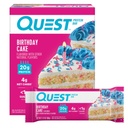Quest Nutrection Cake Protein Bars, 20g Protein, 4g net Carbs, 1g Sugar, Gluten Free, Keto Friendly, 4 Count
