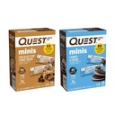 Quest Nutition Mini Protein Bars Bundle, Chocolate Chip Dough and Cookies & Cream, High Protein, Low Carb, Keto Friendly, 14 Count Each