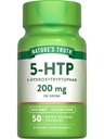 Nature 's Truth 5HTP 200mg Capsules 124; 50 Count 124; 5 Hydroxytryptophan = 124; Non-GMO & Gluten Free Suplemen