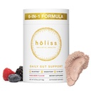 Sunday Gut Health Powder 6-1 All Natural Suplement, Slippery Elm, L Glutamine, Lemon Balm dengan PepZinGI - Bloat & Gas Relief, GI Lining Repair, IBS Dukungan - Campuran Berry, 30 Hamba