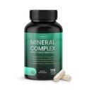 Premium Blend dari 52 Trace Minerals Complex dengan Estial Minements in Cheleated Form - All Natural and 100% Organic - 120 Capsules - Full Spectrum Ionic Mineral Blend - Aman untuk Perempuan dan Pria