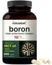 Boron 10mg, 300 Softgeels dengan MCT Oil 124; Penyerangan Tinggi 124; Triple Action Boron Suplemen untuk Pria & Women & Women 124; Glycinate, Citrate, & Aspartate Complex 124; Trace Minemary for Hormone, Bone, & Gabungan Dukungan