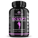 Thermogenic Fat Burner, Appetite Suppresan, Weight Los Supplement for Women, Metabolism, Energy, Focus, Brain, Caffeine Pills with Chromium, Green Tea Extract, L Theanine, Sculpt 60 Capsules