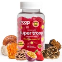 Pasukan Super 6 Jamur Gummies - Imunitas, Energi dan Mood Boost - Triple - Diekstrak Fruit Body - Vegan, 60 Count