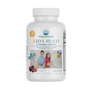 Lab Kid Alam Multi Natural Chewable Vitamin - Lengkap Multivitamin Anak dengan Besi, Magnesium, Zinc & Kalsium - Campuran Berry Flavor - 120 Tablet untuk Abad 2 +