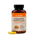 Naturrewise Turmeric Boswellia Suplemen dengan BioPerine & Organic Ginger Root - Organic Turmeric 900mg + Boswellia Extract 600mg - Non-GMO, Vegan, USA Manufaktur