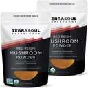 Superfoods Terrasoul Super Foods Reishi Mushroom Powder (4: 1 Ekstraksi), 11 Oz (2 Pack) - Imune Boosting 124; Coffee Enhancer 124; Deeper Sleep