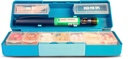 GMS Group Medical Suply, LLC Diabetic Pen Case & 7 Day Medicine Organizer - Travel Kit for Diabetic Supplies - at a Glace Medicine Reminder - Holds New & Fored Needles Safely - Small & Discreet