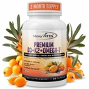 MoxyVites Vitamin D3 K2 5000 IU - High Absorpsi D3 + K2 MK-7 dengan Sea Buckthorn Oil & Oil & Ogam- 7 - Bone, Heart & Imune Dukung Perempuan & Men - 60 Vegan Capsules
